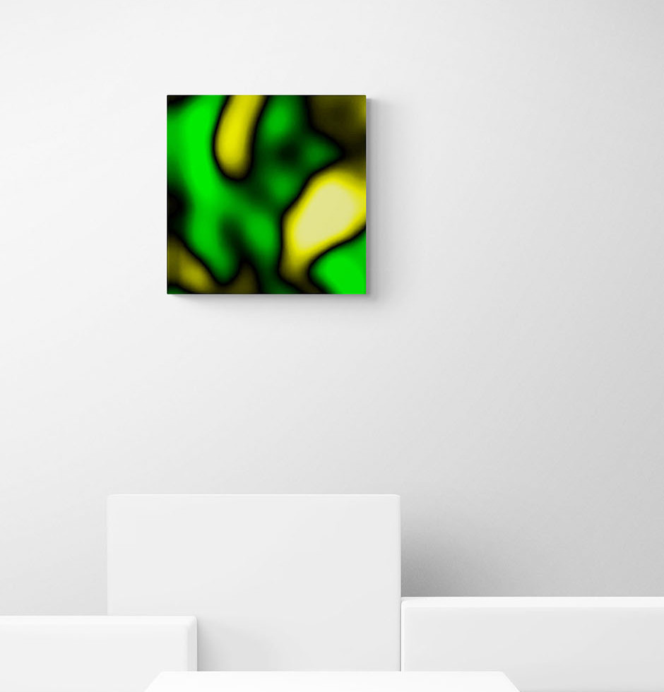 Fotokunst | WHEN LOVE TAKES OVER - Green - 1 (60 x 60 cm)