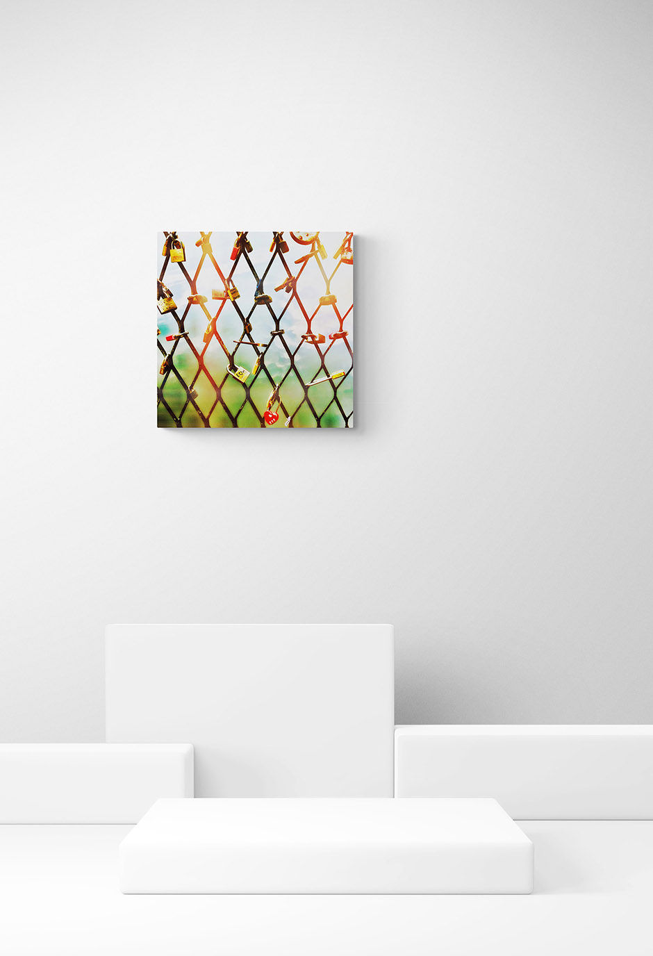 Fotokunst | LOCKED LOVE (60 x 60 cm)
