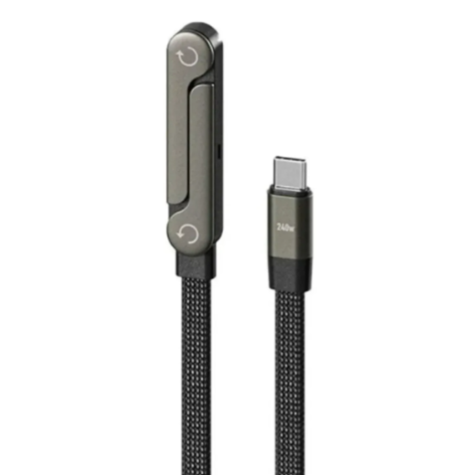 Miniatura: Foldable Fast Charging Cable 240W With Phone Stand