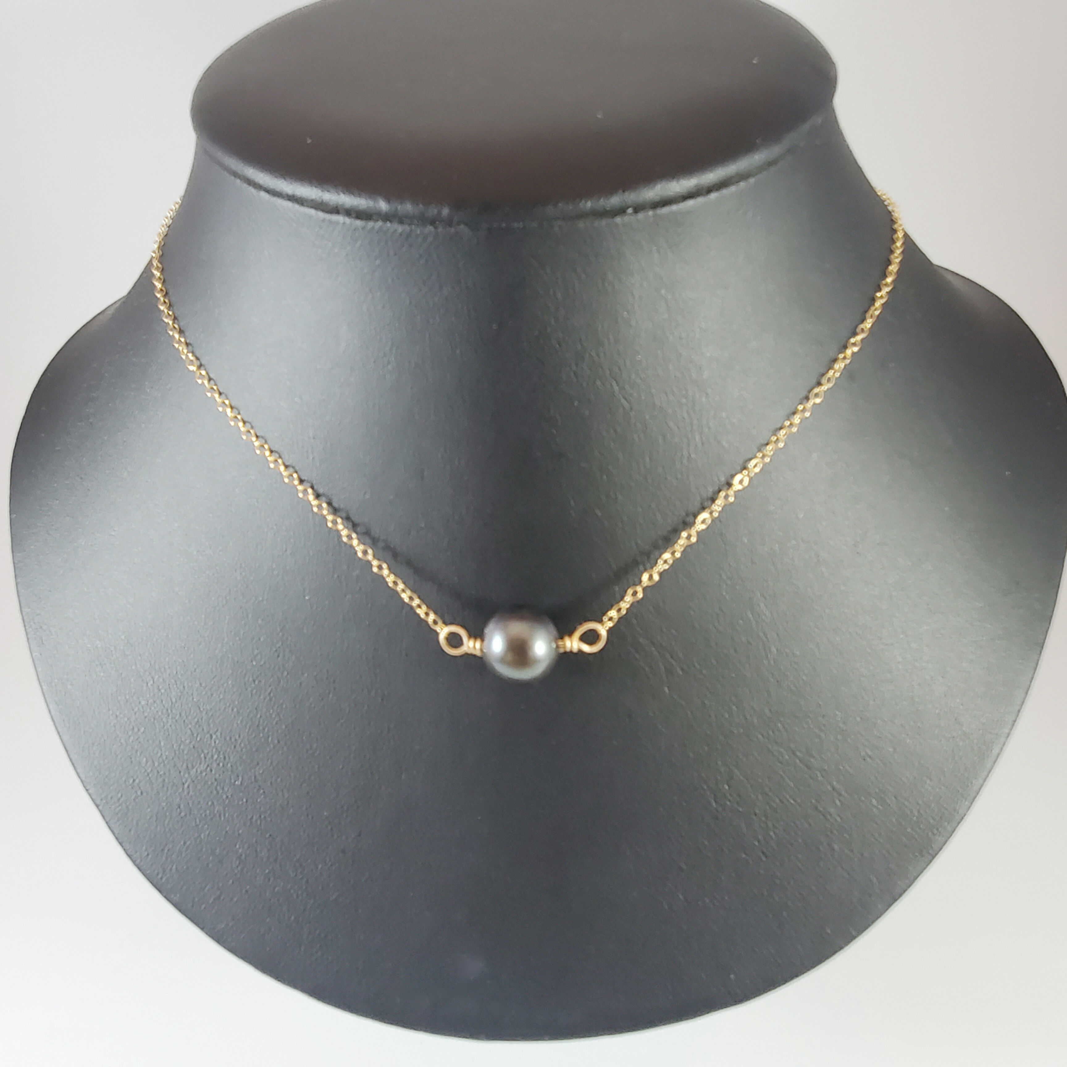 Freshwater Pearl and 14k Gold-Filled Chain