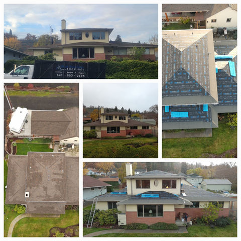 previous roofing work