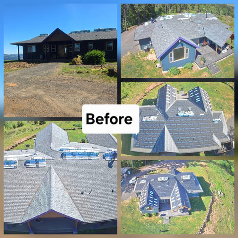 previous roofing work