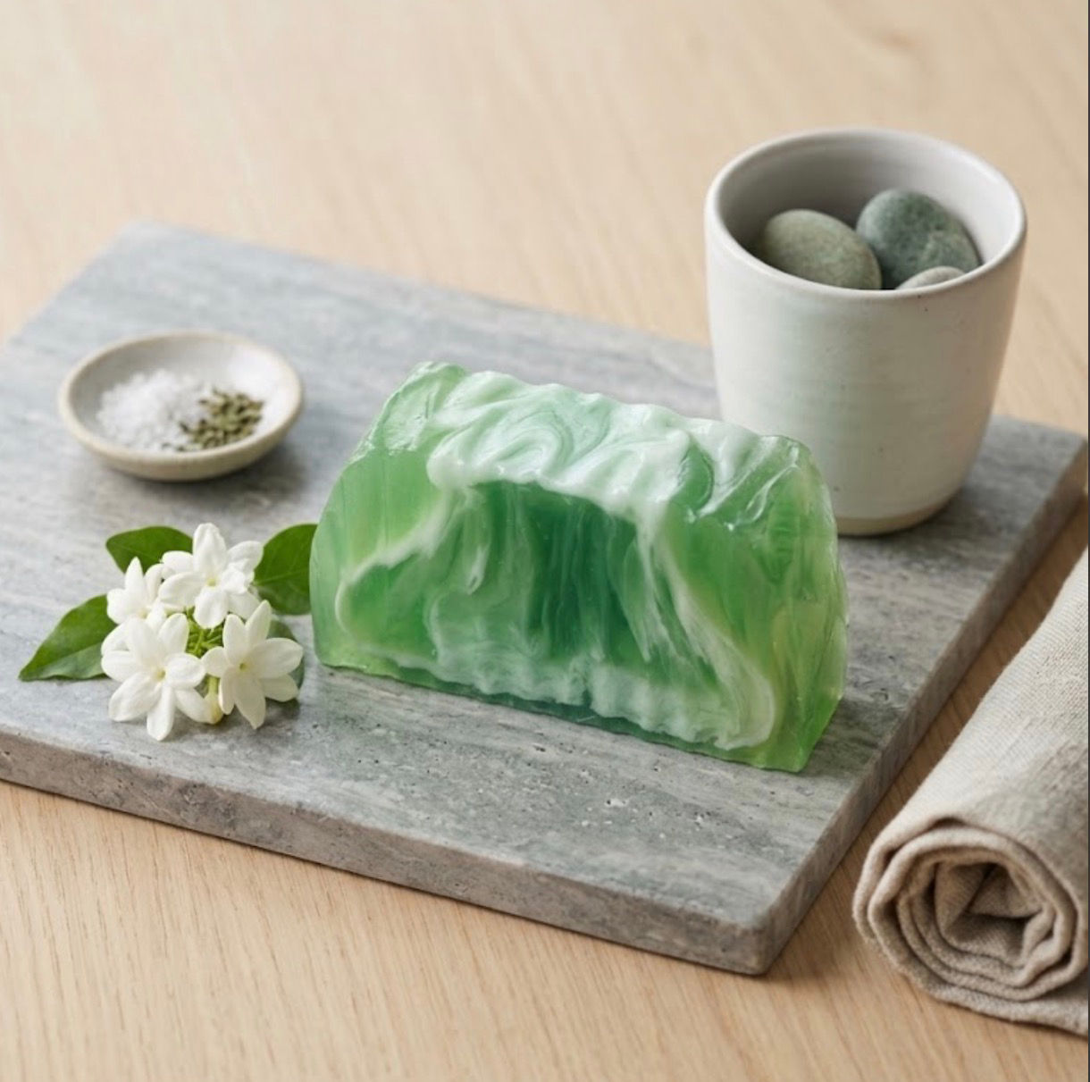 Tranche savon Flower Sea