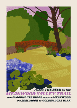 Ellie Way - Leeds Travel Posters - Meanwood Valley Trail