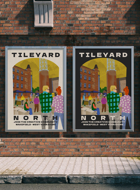 Ellie Way Tile Yard North Travel Poster