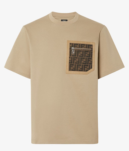 T-shirt Fendi uomo beige Firme Boutique