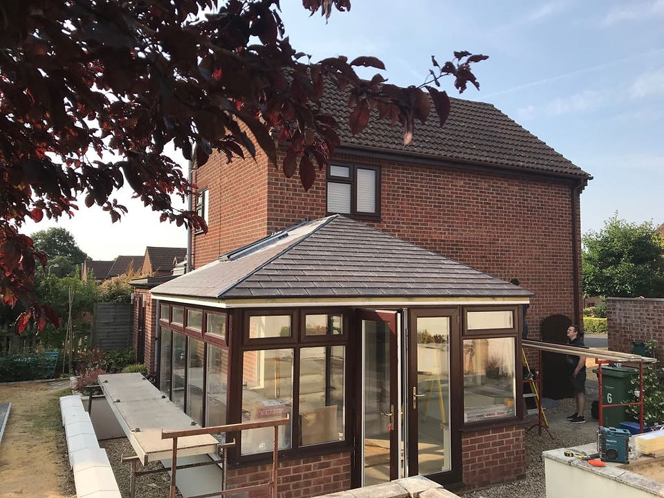 Finished roof