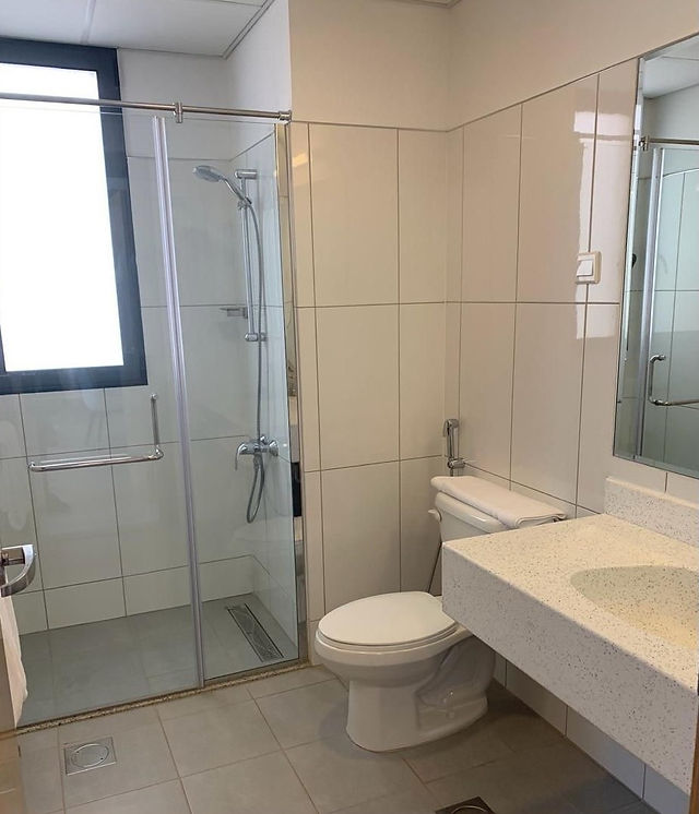white bathroom