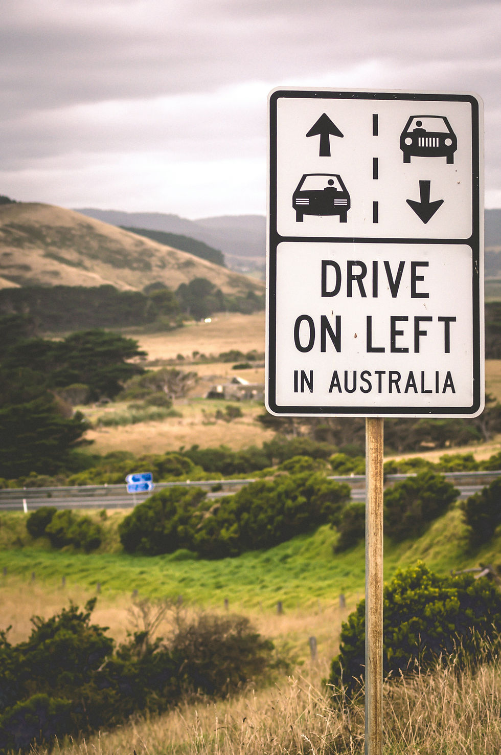 road sign in Australia