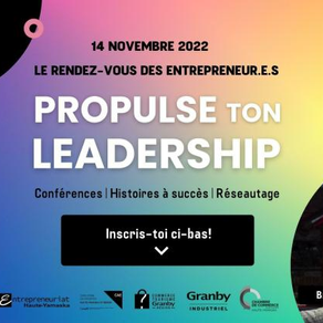 Bluemind invité par les entrepreneurs de Granby / Haute-Yamaska
