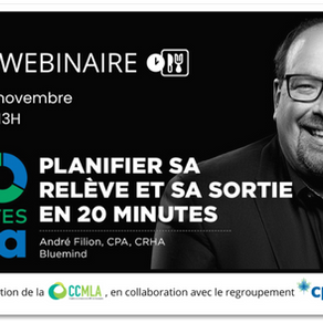 Planifier sa relève et sa sortie