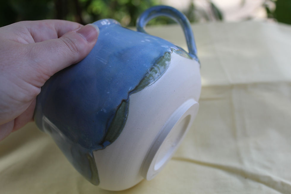 Thumbnail: Large cat mug - Blue