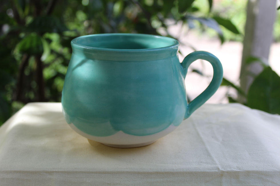 Thumbnail: Large cat mug - Green
