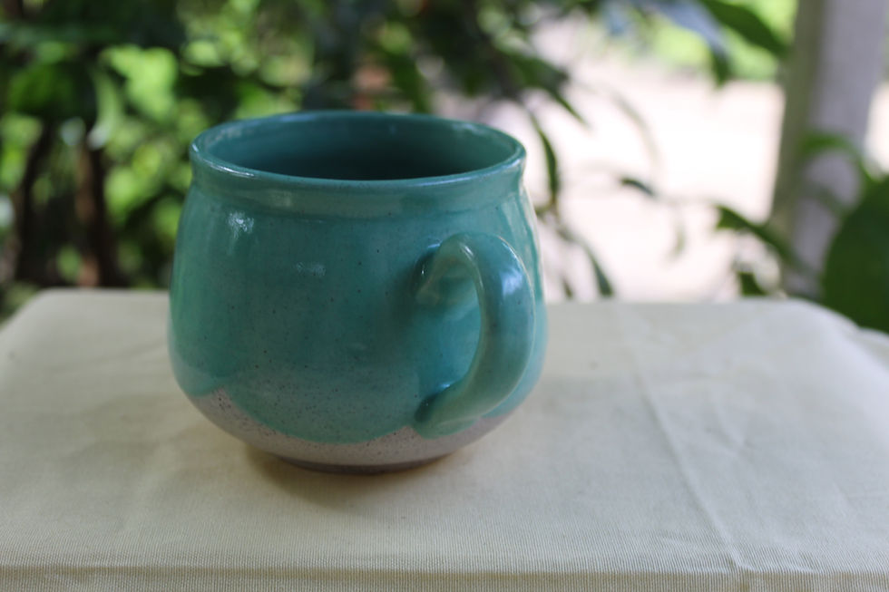 Thumbnail: Small cow mug - Green