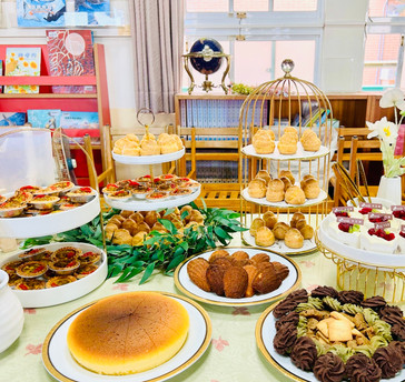 品牌活動甜點、Leisure Time甜點展示、澎湖餐飲設計、花藝甜點展示