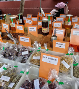 Spices in the Tuesday market