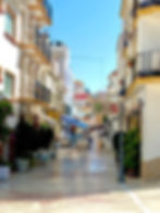 in the old town in Torremolinos
