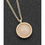 Thumbnail: Gem Stone Gold Plated Framed Necklace Rose Quartz