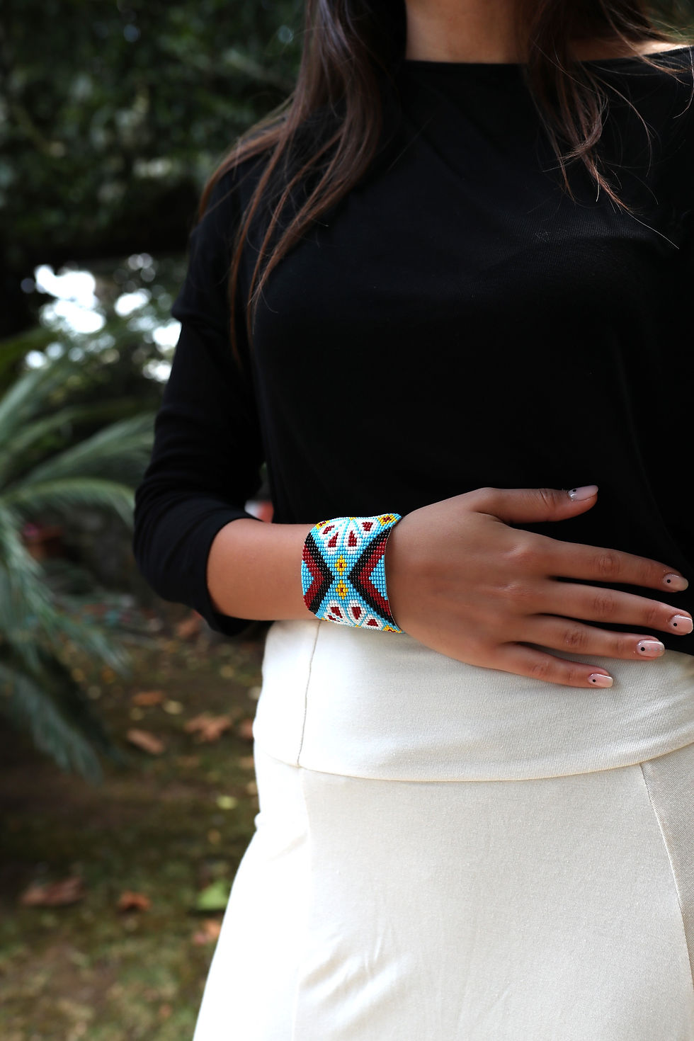 Miniaturbild: Florale Vibrationsperlenarbeit