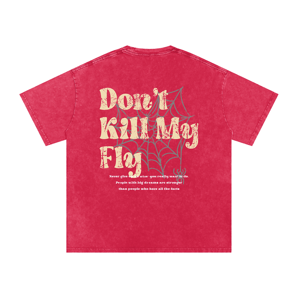 Thumbnail: Kilfly Snow Washed Oversized Cotton T-Shirt