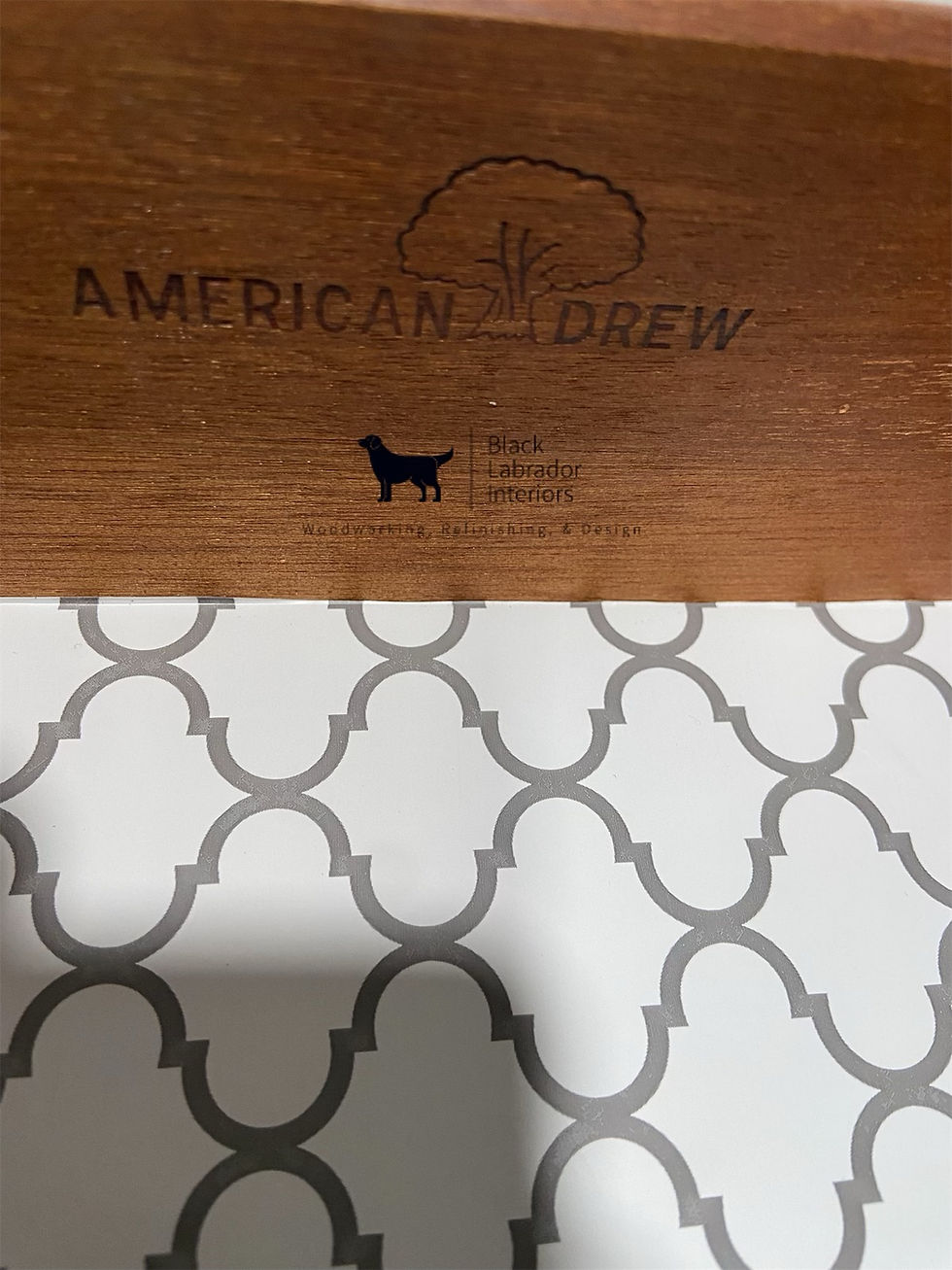 Thumbnail: Refinished American Drew Sideboard (Sold)