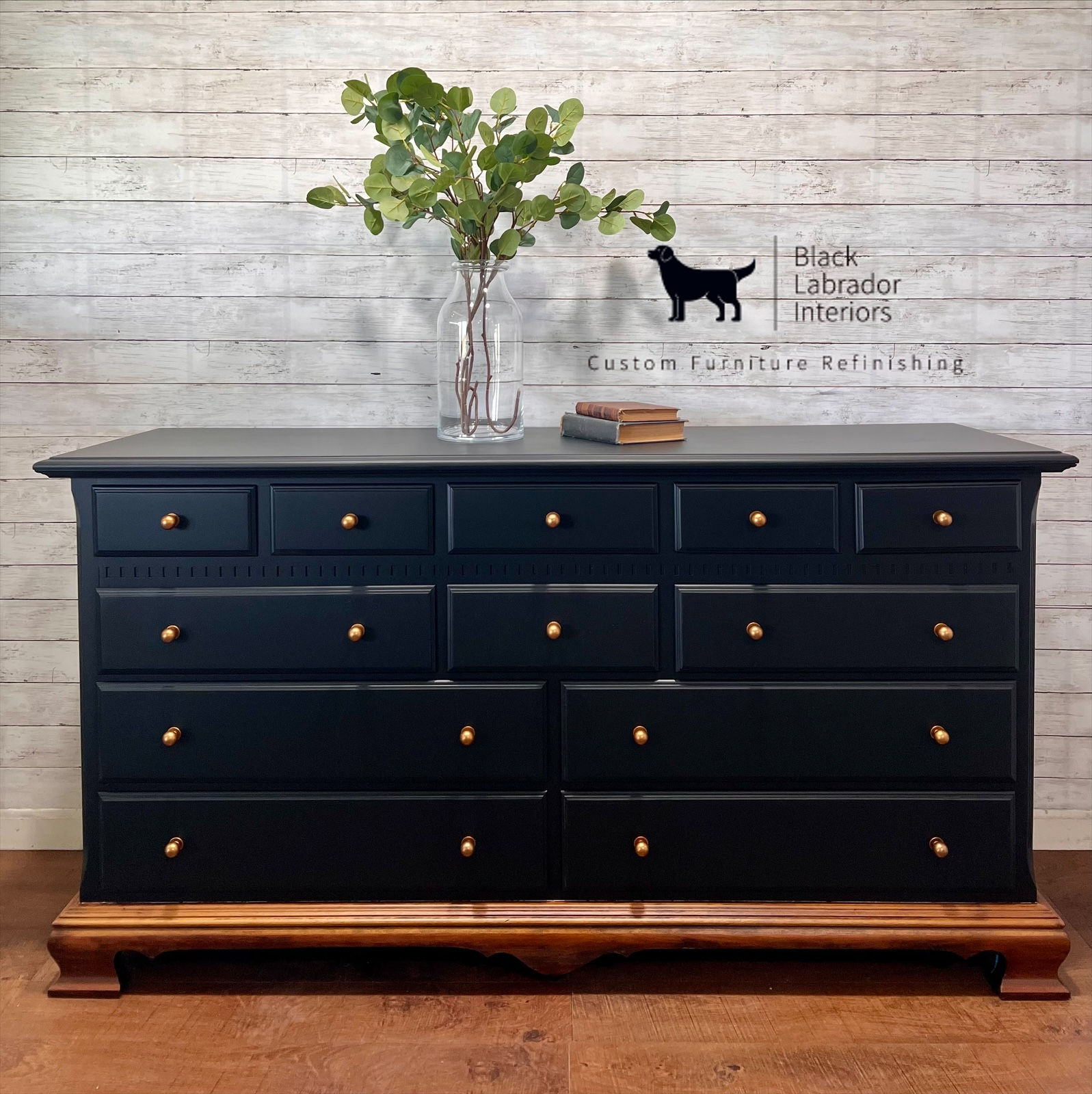 Gorgeous Refinished Ethan Allen Solid Cherry Wood 4-Piece Dresser Set (Pending)