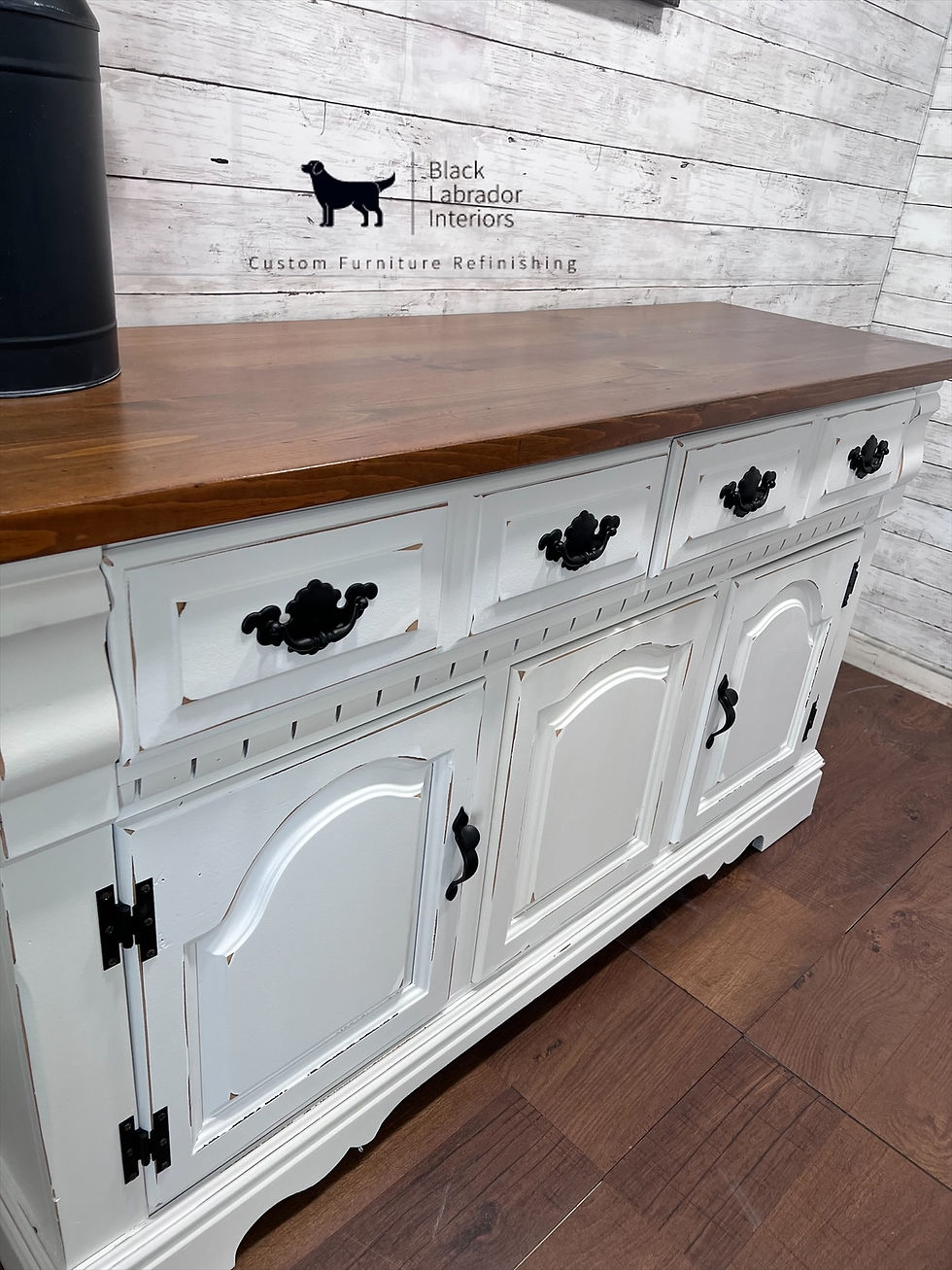 Thumbnail: Beautiful Solid Wood Farmhouse Sideboard (Sold)