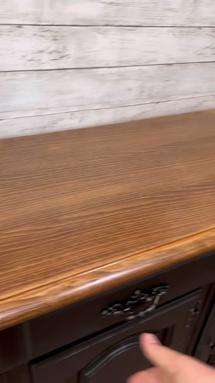 Thumbnail: Farmhouse Refinished Sideboard/Buffet (Sold)