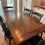 Thumbnail: Gorgeous Reinished Ethan Allen Trestle Table and 6 Chairs Set (Sold)