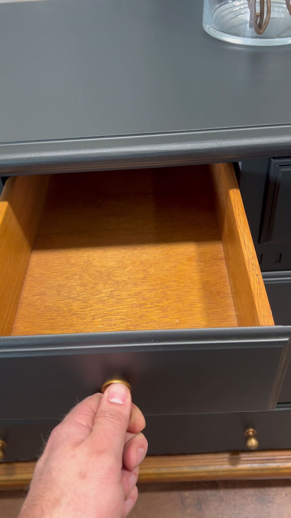 Thumbnail: Gorgeous Refinished Ethan Allen Solid Cherry Wood 4-Piece Dresser Set (Sold)