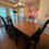 Thumbnail: Gorgeous Large Refinished Farmhouse Dining Set with 8 Chairs (Sold)