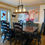 Thumbnail: Gorgeous Refinished Solid Wood Farmhouse Trestle Table and 6 Chairs Set (Sold)