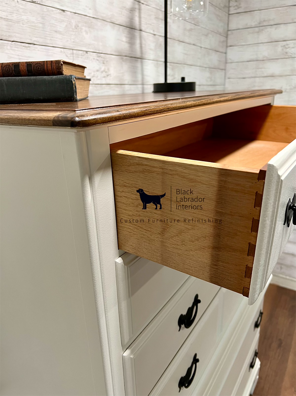 Thumbnail: Gorgeous Refinished American Drew Solid Maple 2-piece Dresser Set (Sold)