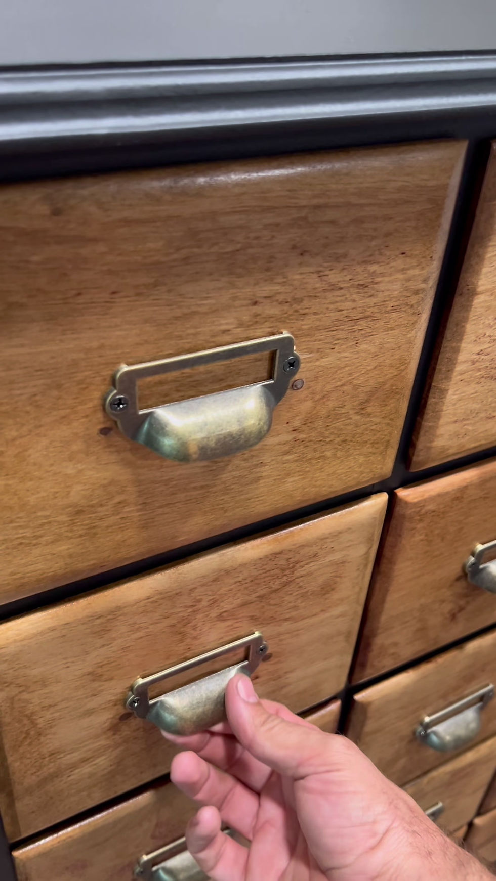 Thumbnail: Stunning Farmhouse Refinished Apothecary Dresser (Sold)