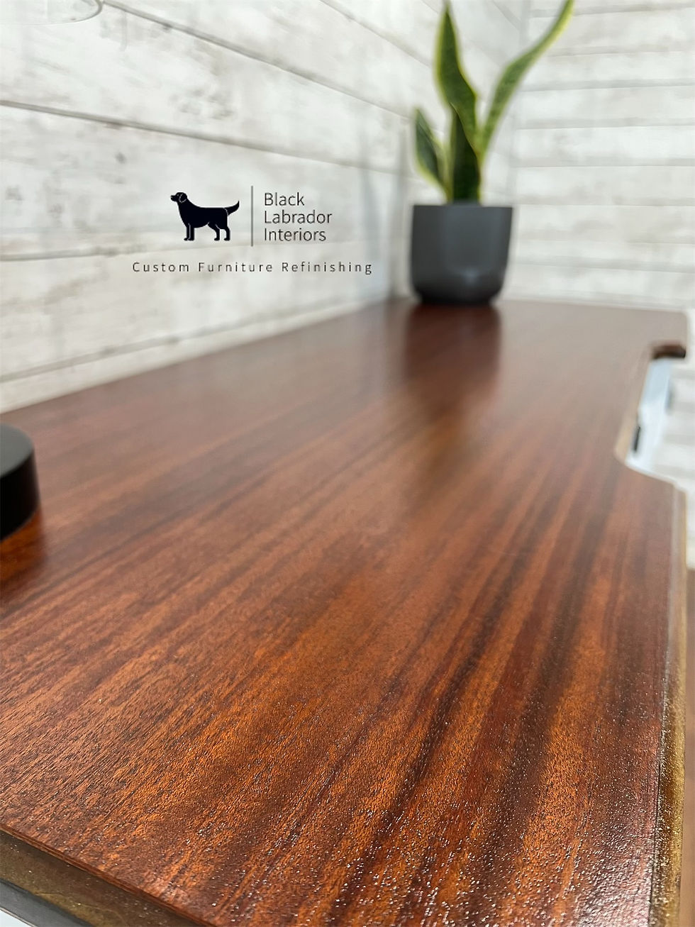 Thumbnail: Beautifully Refinished Solid Cherry Desk/Vanity (Sold)