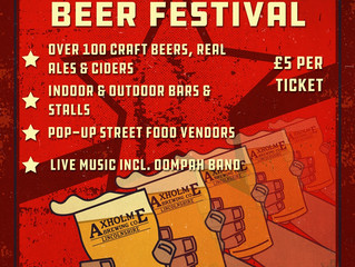 Axholme sponsors 2018 Beachcomber Beer Festival