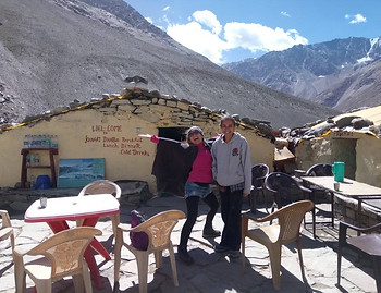 our students enjoying a good time in spiti valley