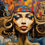 Thumbnail: Hippie Girl by Midas - Canvas