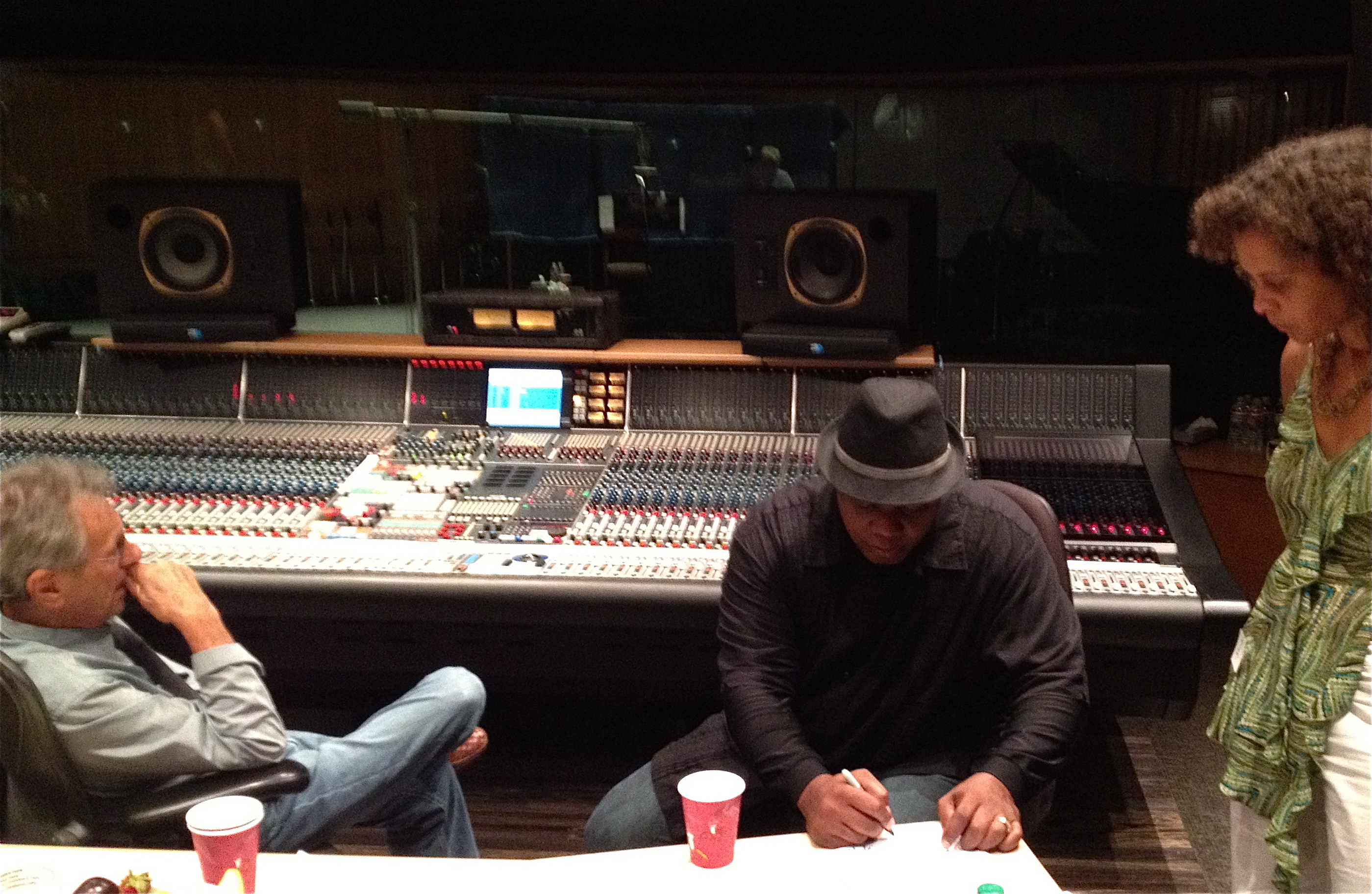 Recording in Studio A @ Capitol