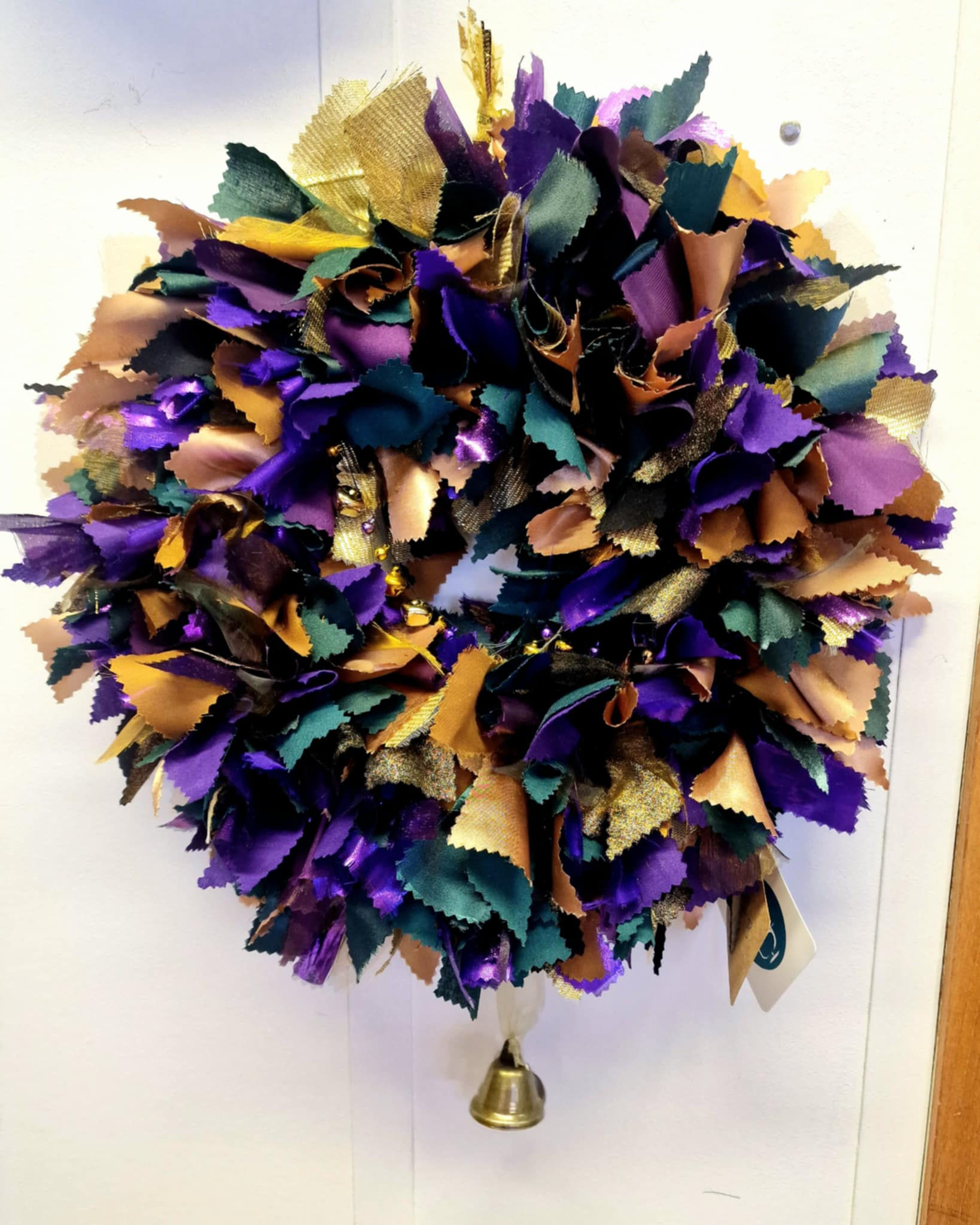 Purple and Gold Wreath