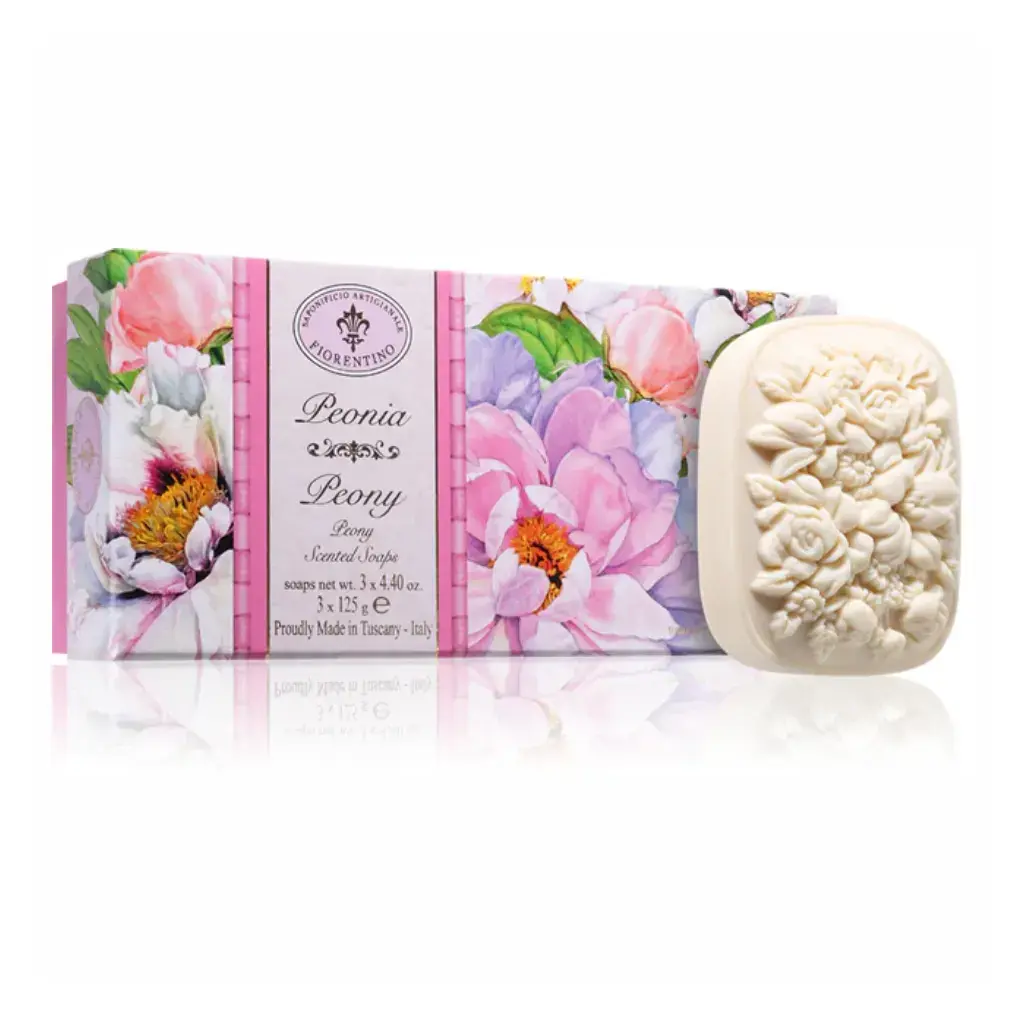 Kit Sabonete Peonia 3 x 125gr