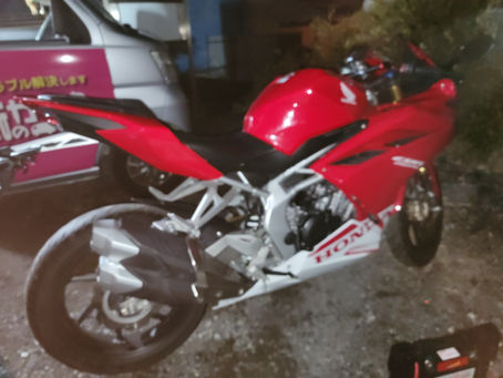 バッテリージャンピング ホンダ CBR250WR(いすみ市)