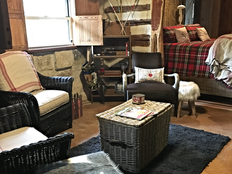 Rustic, refined decor