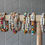 Thumbnail: Affirmation multi color bracelets Set of 2