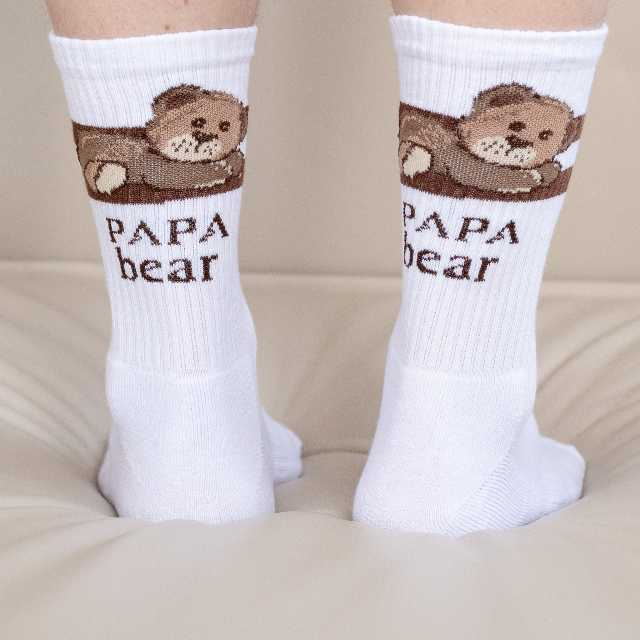 moške nogavice papa bear
