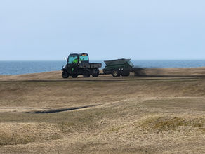 Hólmsvöllur tekur vel við sér – ákvörðun um opnun á mánudag