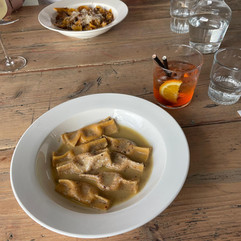 Gluten Free Food in Devon and Cornwall, pasta at harbour View St Ives
