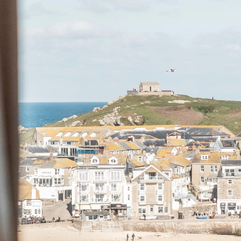 View from Harbour View House St Ives: gluten free food in devon and cornwall