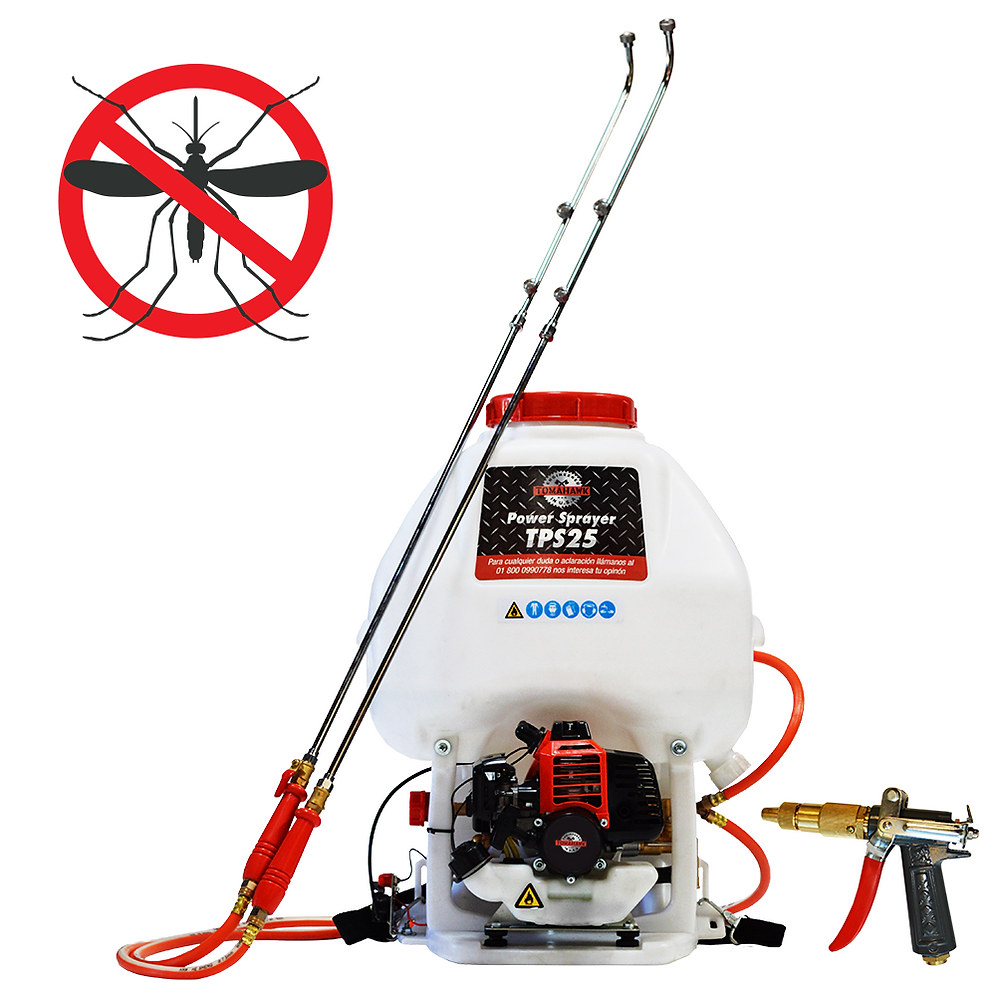 6.6 Gallon Gas Power Backpack Sprayer with Foundation Gun Attachment