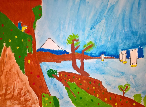inspiré de la route de Tokaido